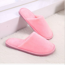 Load image into Gallery viewer, 2019 Women Men Shoes Slippers Men Warm Home Plush Soft Slippers Indoors Anti-skid Winter Floor Bedroom Shoes chaussures femme