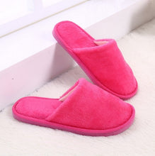 Load image into Gallery viewer, 2019 Women Men Shoes Slippers Men Warm Home Plush Soft Slippers Indoors Anti-skid Winter Floor Bedroom Shoes chaussures femme