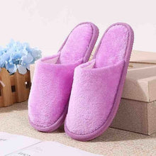 Load image into Gallery viewer, 2019 Women Men Shoes Slippers Men Warm Home Plush Soft Slippers Indoors Anti-skid Winter Floor Bedroom Shoes chaussures femme