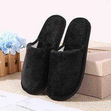 Load image into Gallery viewer, 2019 Women Men Shoes Slippers Men Warm Home Plush Soft Slippers Indoors Anti-skid Winter Floor Bedroom Shoes chaussures femme