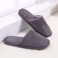 Load image into Gallery viewer, 2019 Women Men Shoes Slippers Men Warm Home Plush Soft Slippers Indoors Anti-skid Winter Floor Bedroom Shoes chaussures femme