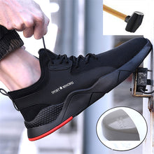 Load image into Gallery viewer, Men's Steel Toe Work Safety Shoes Casual Breathable Outdoor Sneakers Puncture Proof Boots Comfortable Industrial Shoes for Men